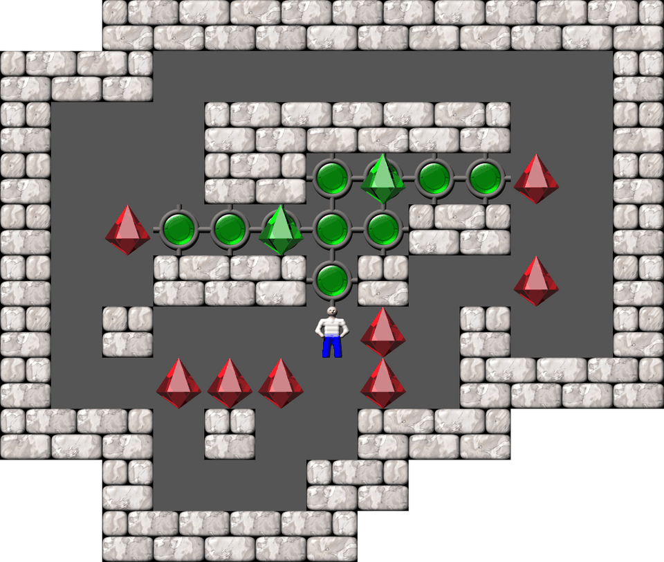 Sokoban Thinking Rabbit Arranged level 491